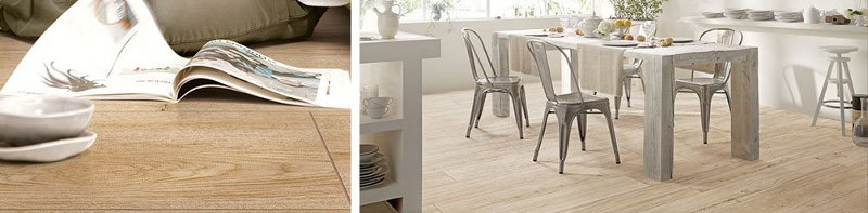 Bodenbelag in Holzoptik