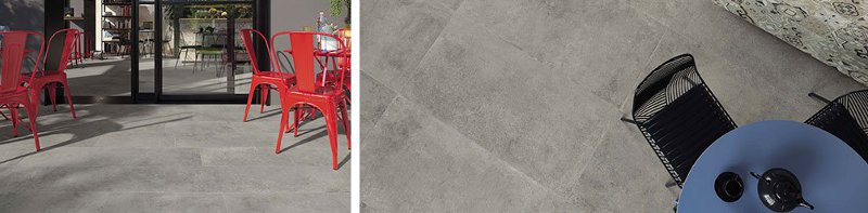 Terrassenplatten grau