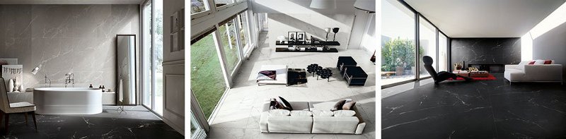 IGA Fliesen im Badezimmer und Wohnraum