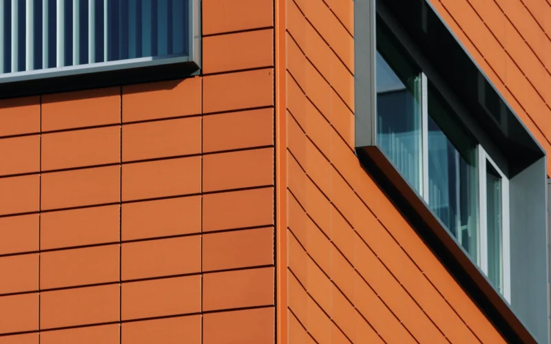 klinker-rote Fassade