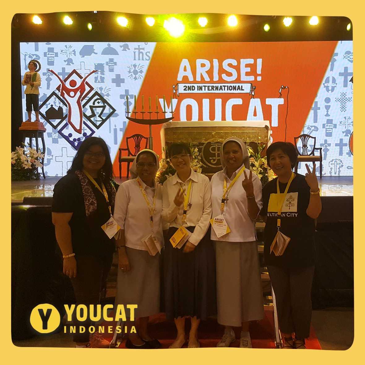 YOUCAT Indonesia di Kongres Internasional YOUCAT ke-2, Iloilo, Filipina “Arise!” Bangkitlah!