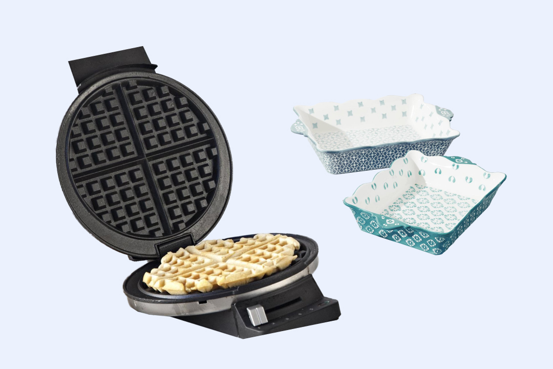 Orchard Embossed Bakers | Round Classic Waffle Maker