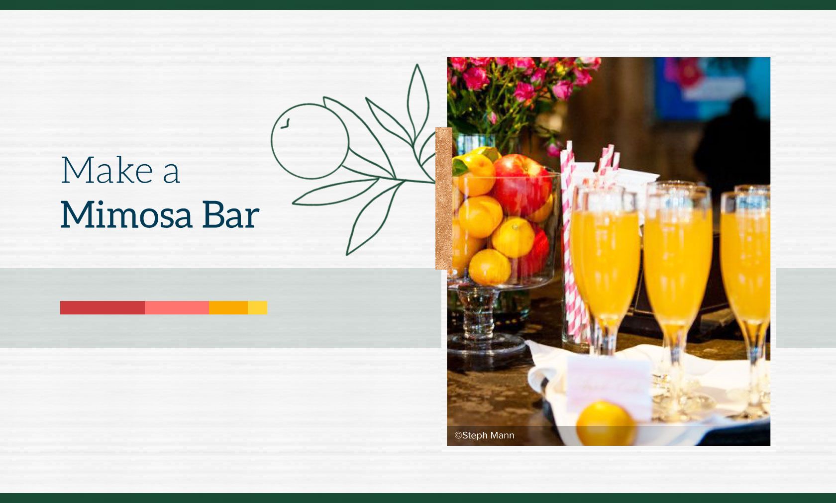 Make a Mimosa Bar