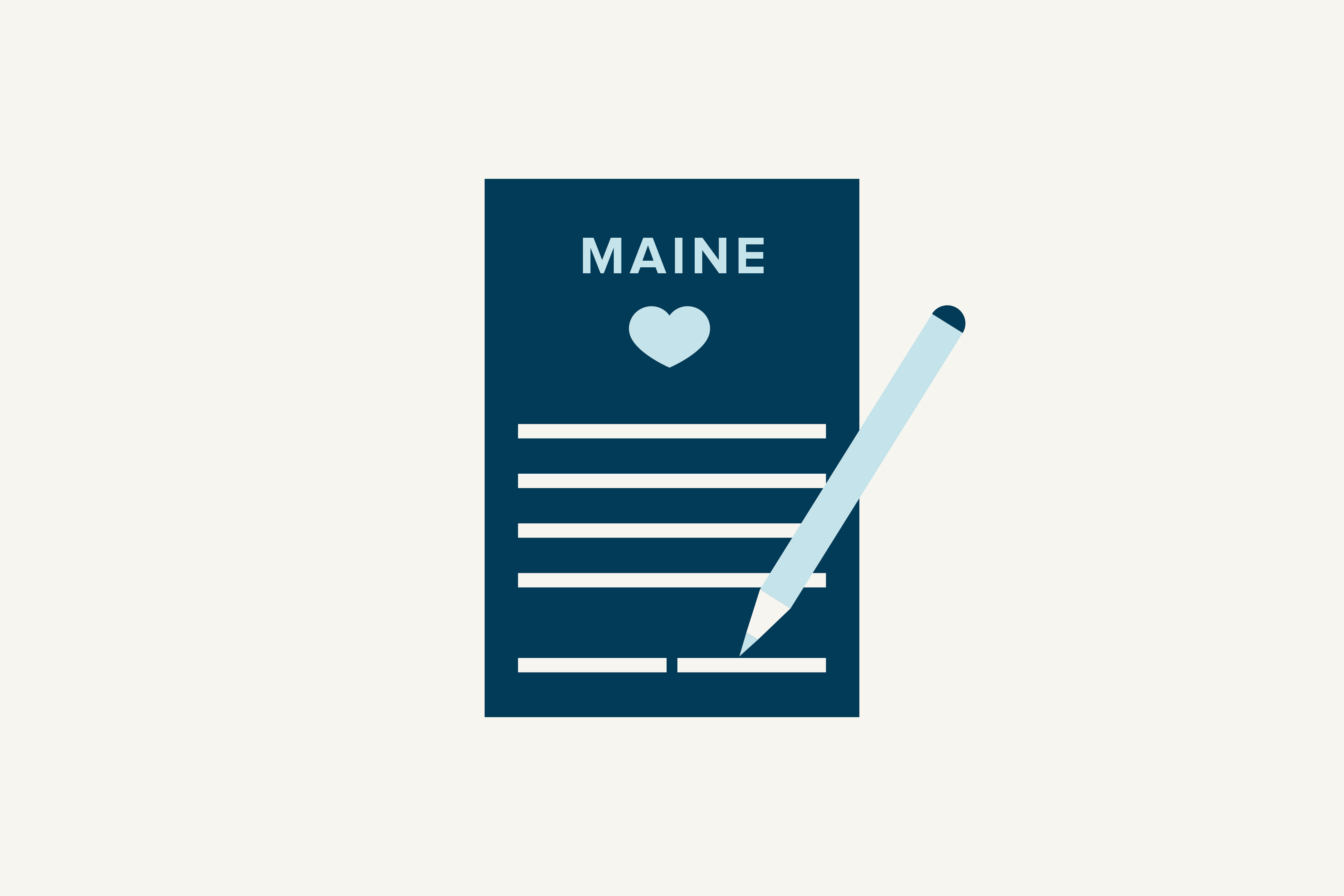 How to Get a Marriage License in Maine