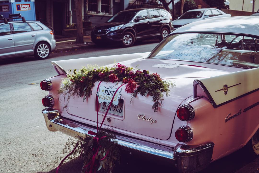 wedding car decorations