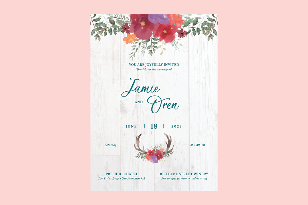 Spring Wedding Invitation Ideas