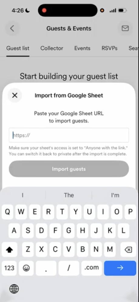 google sheet