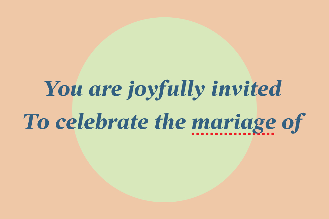wedding invitation from zola