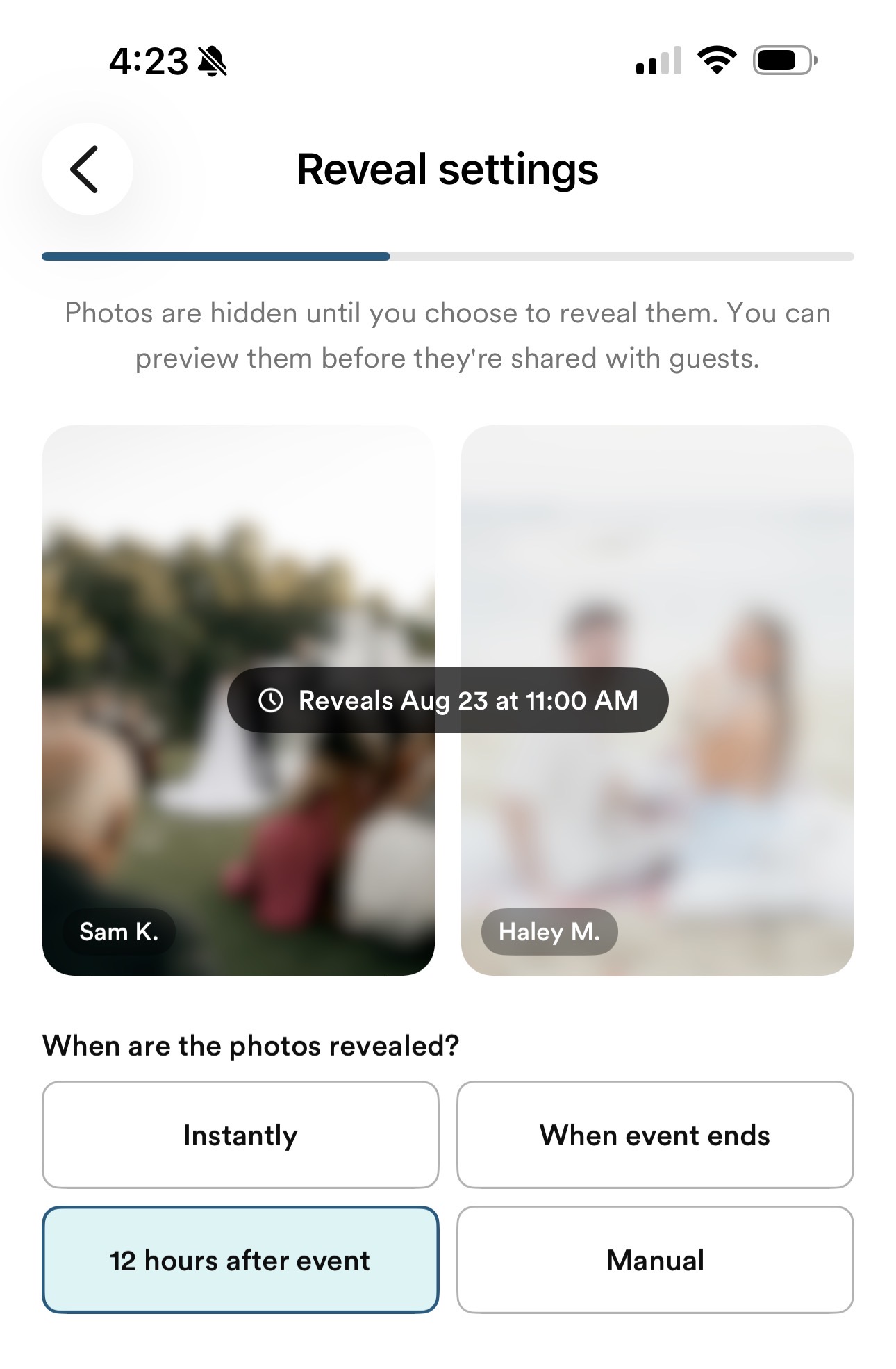 reveal