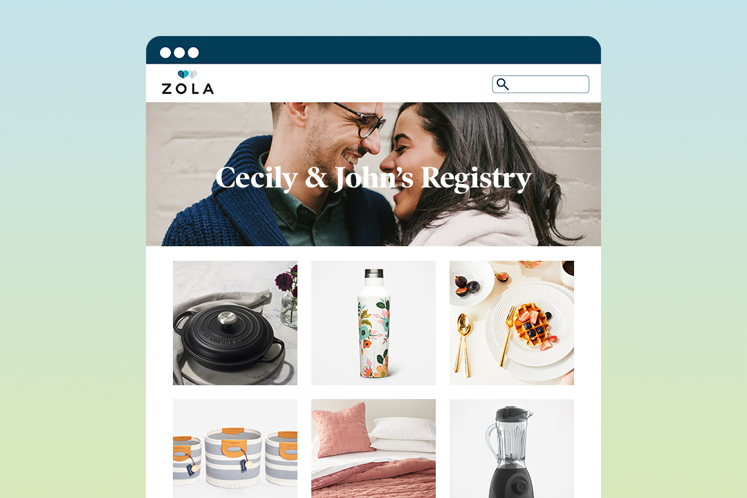 zola wedding registry tips