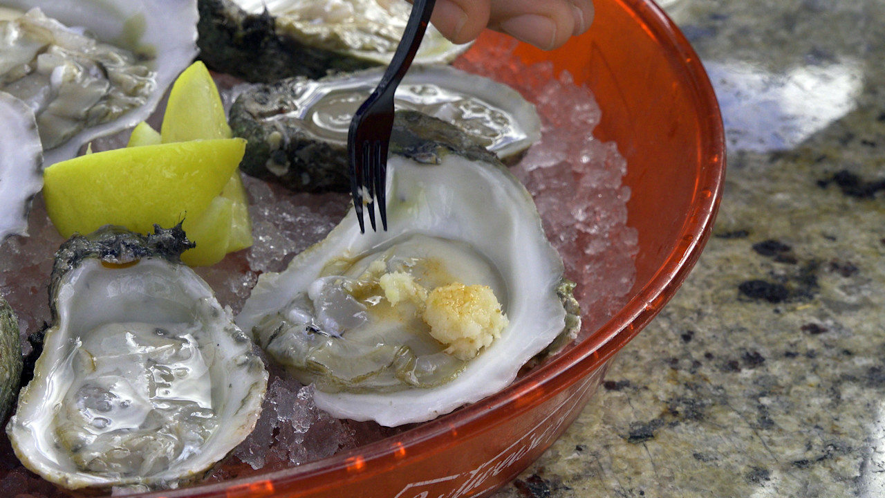 Oysters at Rick's on the River