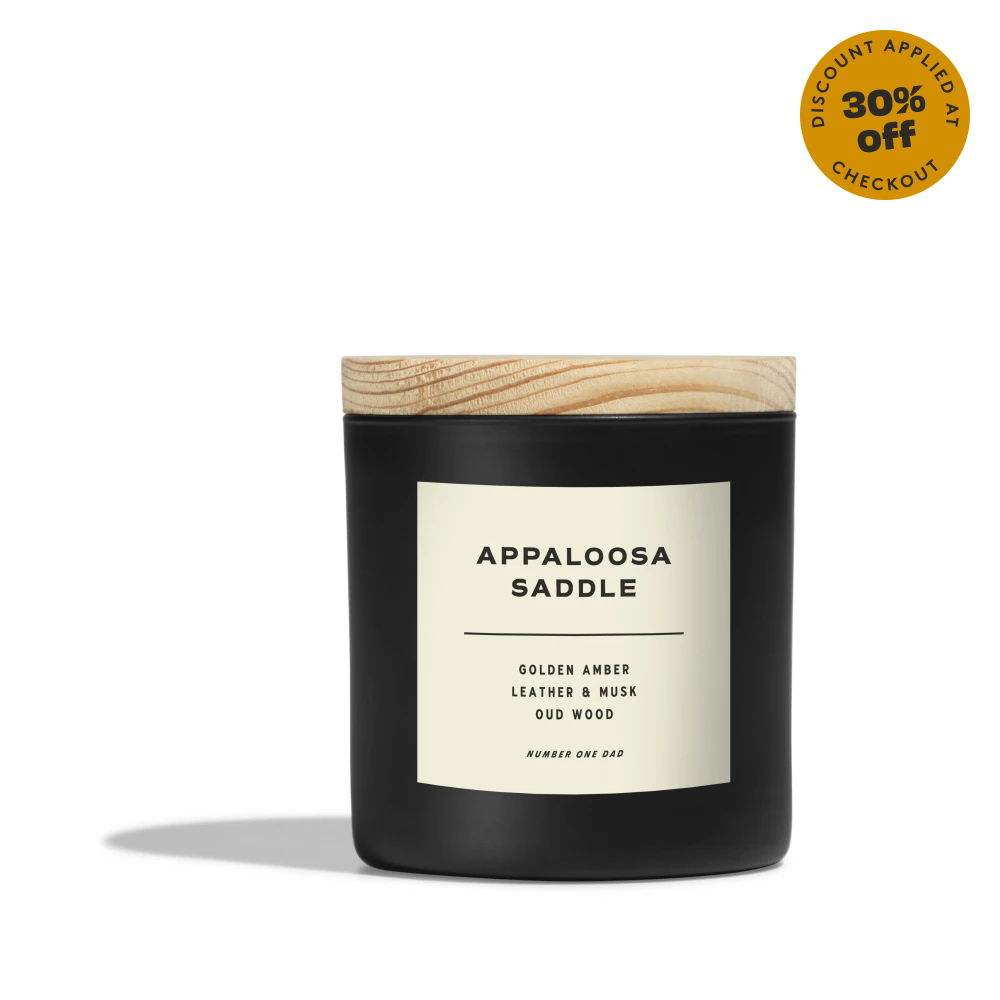 Camp 05-11-21 No.1 Dad 08 Candle AppaloosaSaddle 01