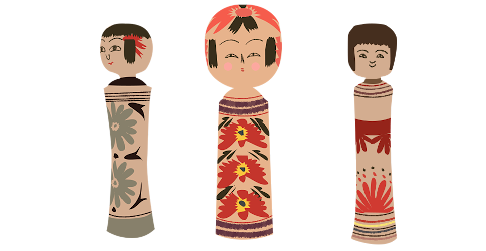Japan: Kokeshi Dolls