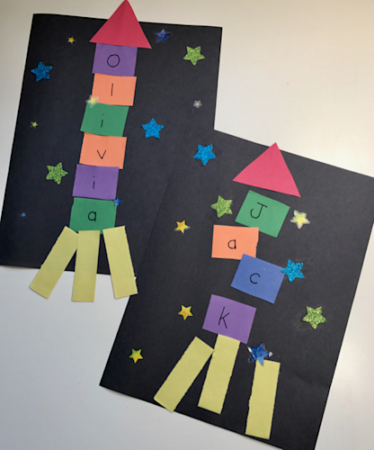 Alphabet Spaceship Craft