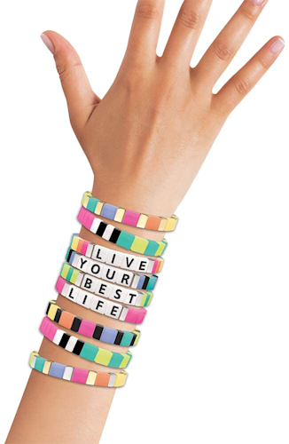 Alphabet Tiles Message Bracelet Kit