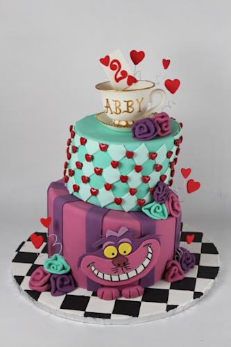 Alice in Wonderland Cake