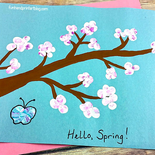 Cherry Blossom Branch Craft