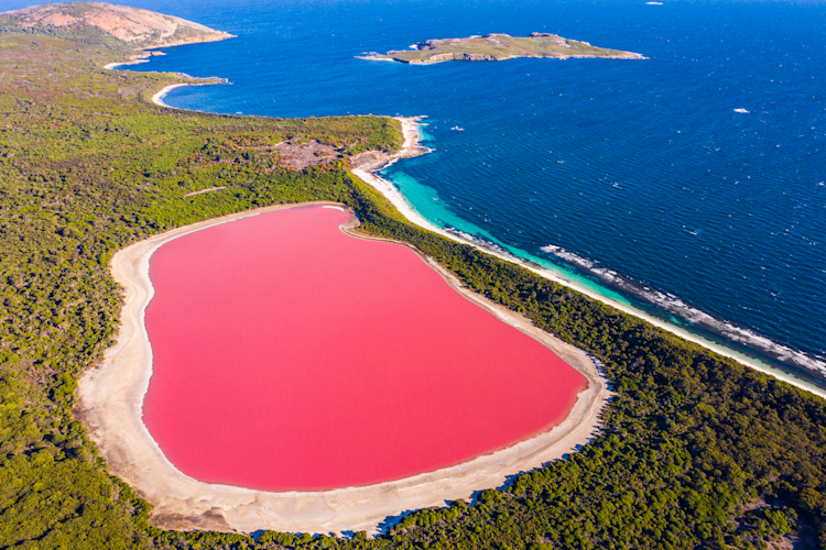 Pink Lake Hillier, Australia