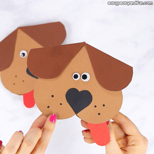 Heart Dog Valentine's Day Card