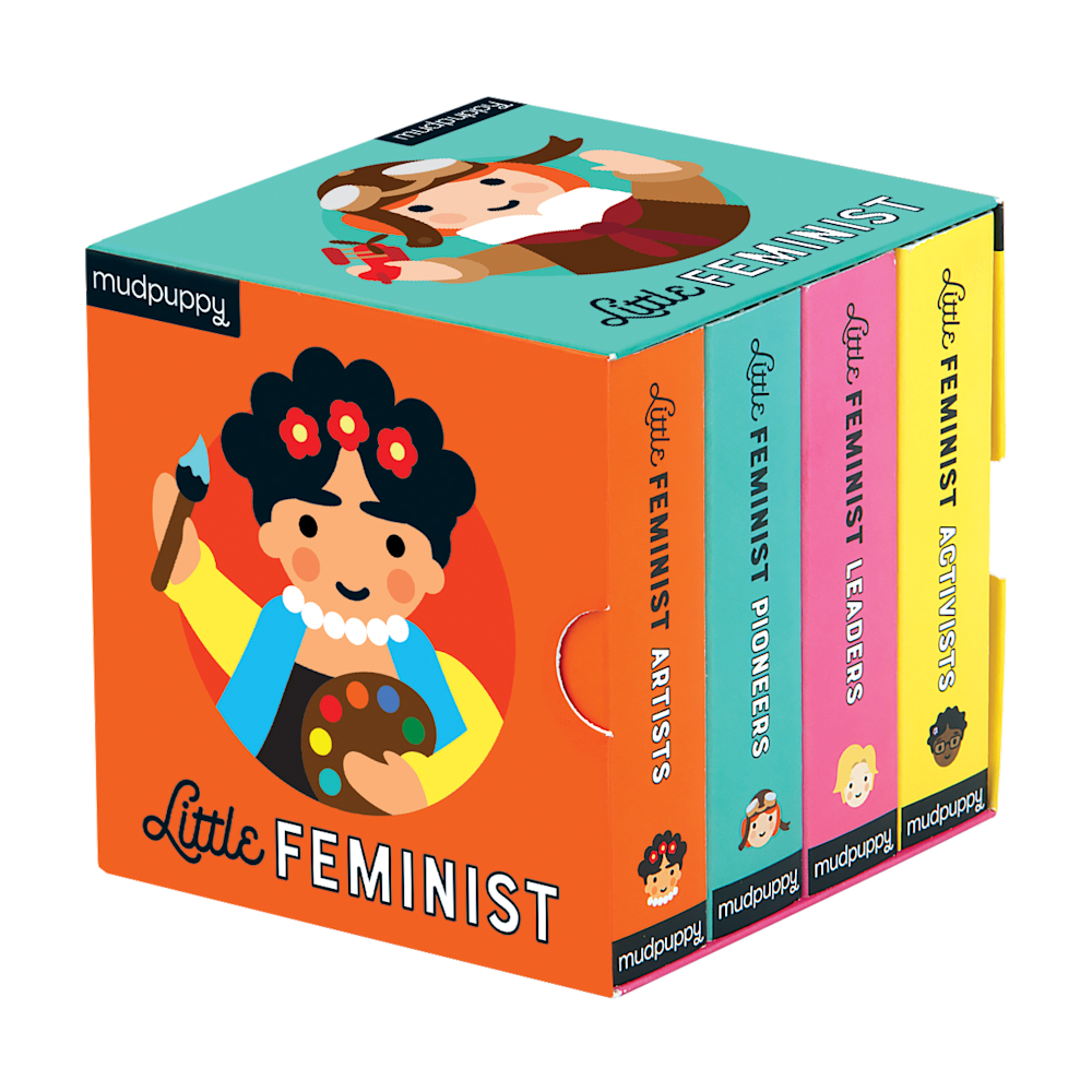 Mudpuppy Little Feminist Board Book Set HERO