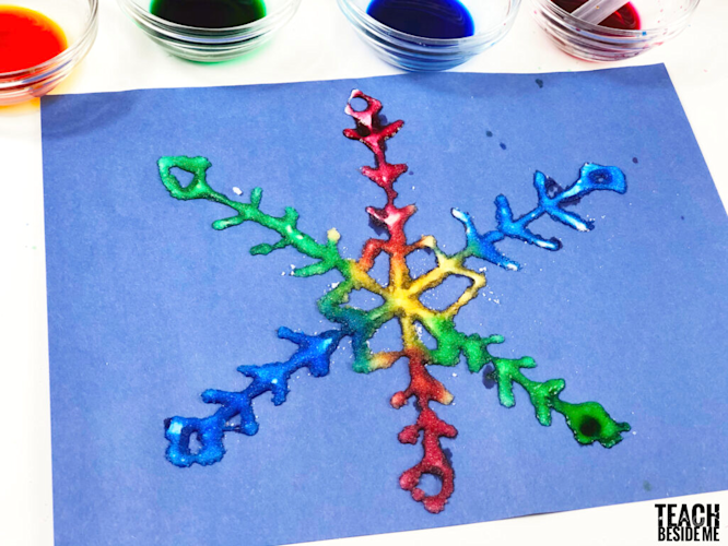 Watercolor Snowflakes