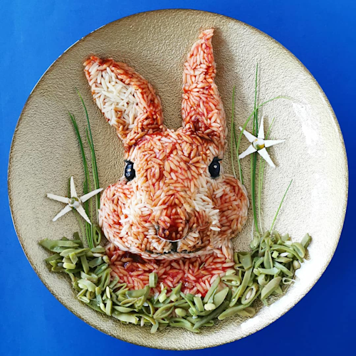 Happy Orzo Rabbit