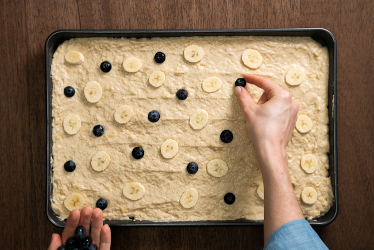 Blueberry Banana Sheet Tray Pancakes-3