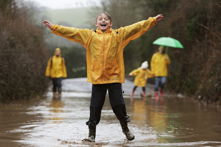 Play in the rain