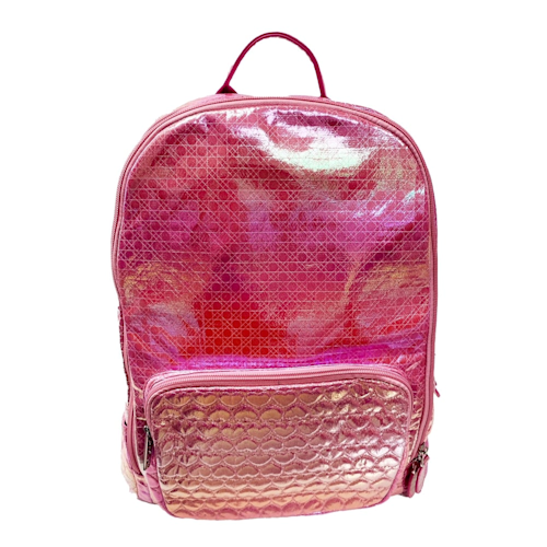 Bari Lynn Gal Heart Backpack in Hot Pink