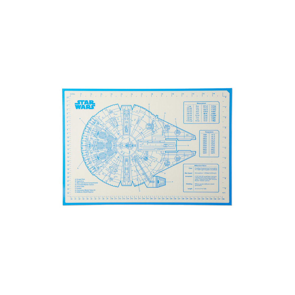 W&P Limited Star Wars Collection Silicone Baking Mat Blanket, Millennium Falcon: 0