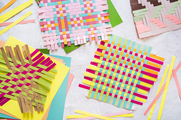 DIY Paper Weaving