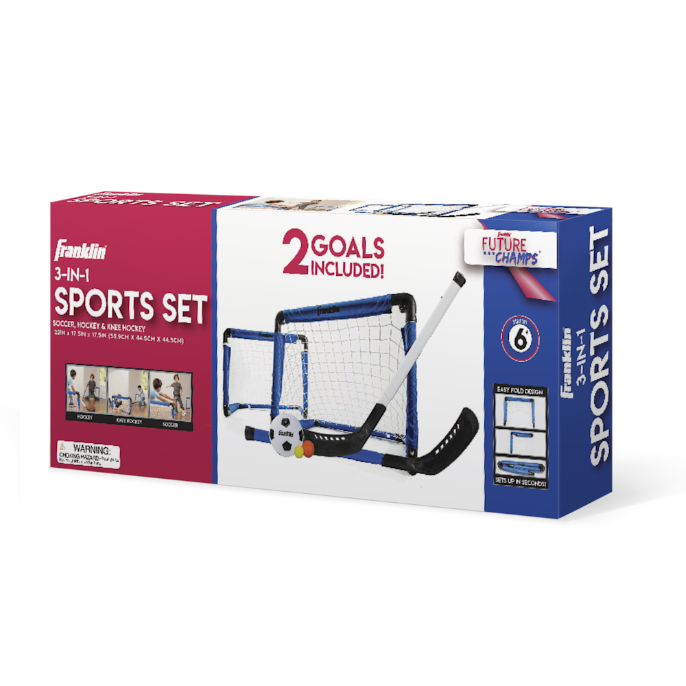 Franklin Sports 3-In-1 Indoor Sports Set 1