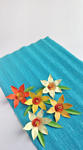 Daffodil-Paper-Flowers-Craft-1
