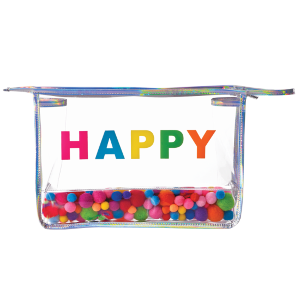 iScream Happy Pom Pom Clear Travel Bag: 0