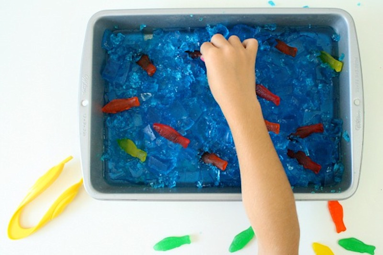 Edible Ocean Sensory Play