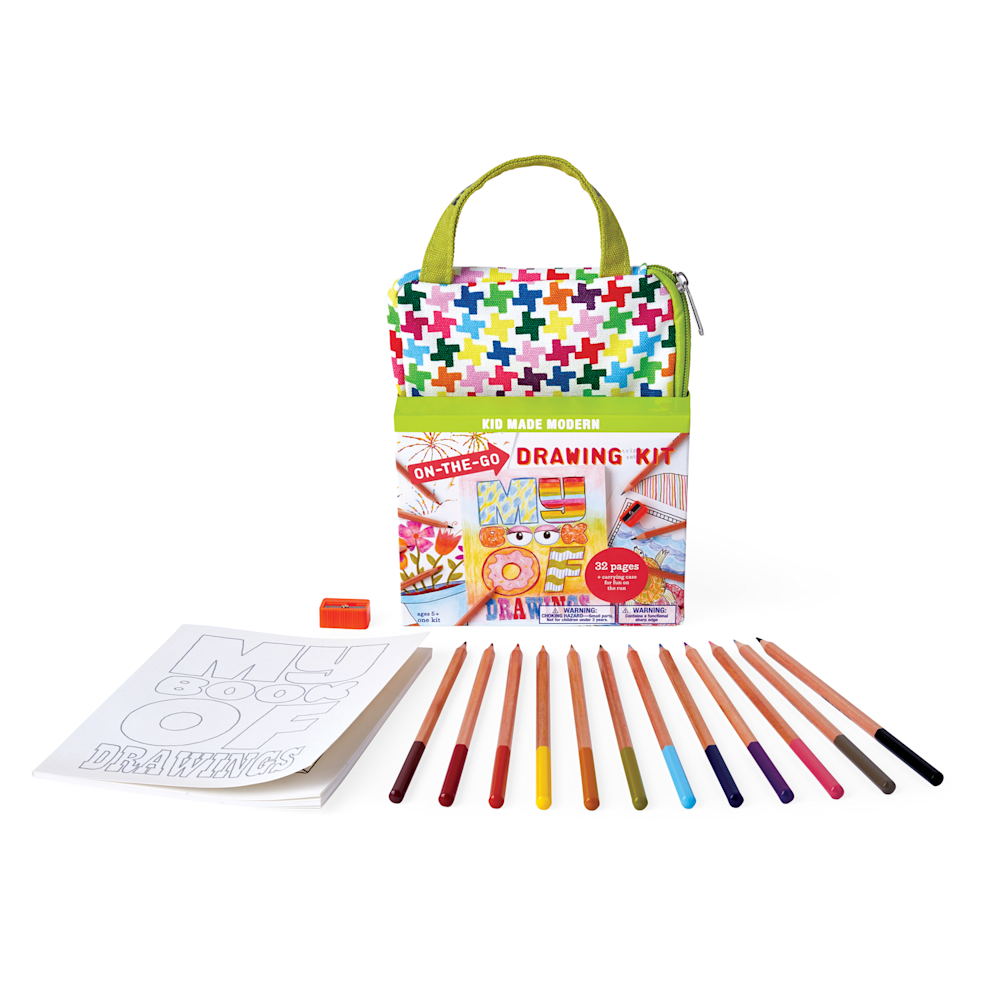 Kid Made Modern On-the-Go Vacation Journal Kit: 0