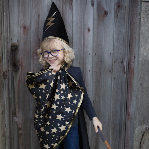 Great Pretenders Reversible Wizard Cape and Hat