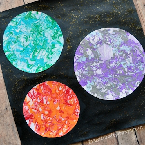 Marbled Planet Art