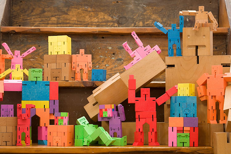 Areaware Cubebot Medium Multi