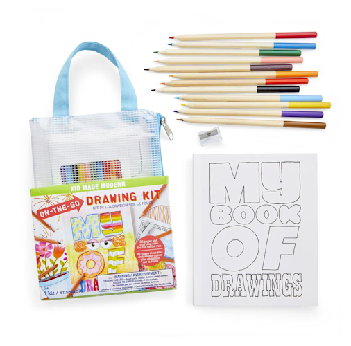 Kid Made Modern On-the-Go Vacation Journal Kit