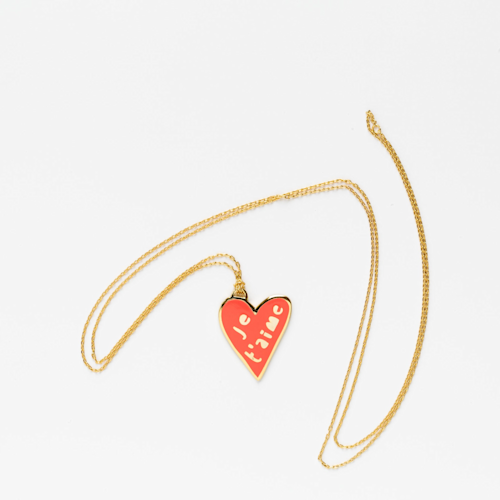 Je T'Aime Heart Necklace