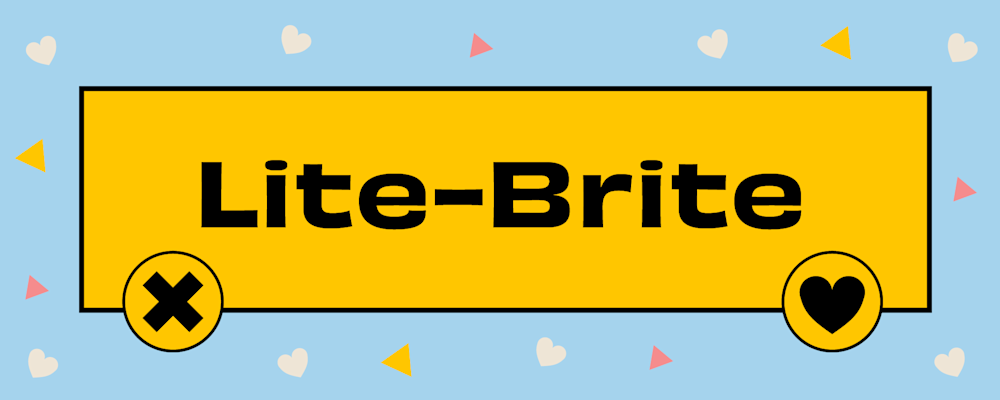 Lite-Brite Dating Profile