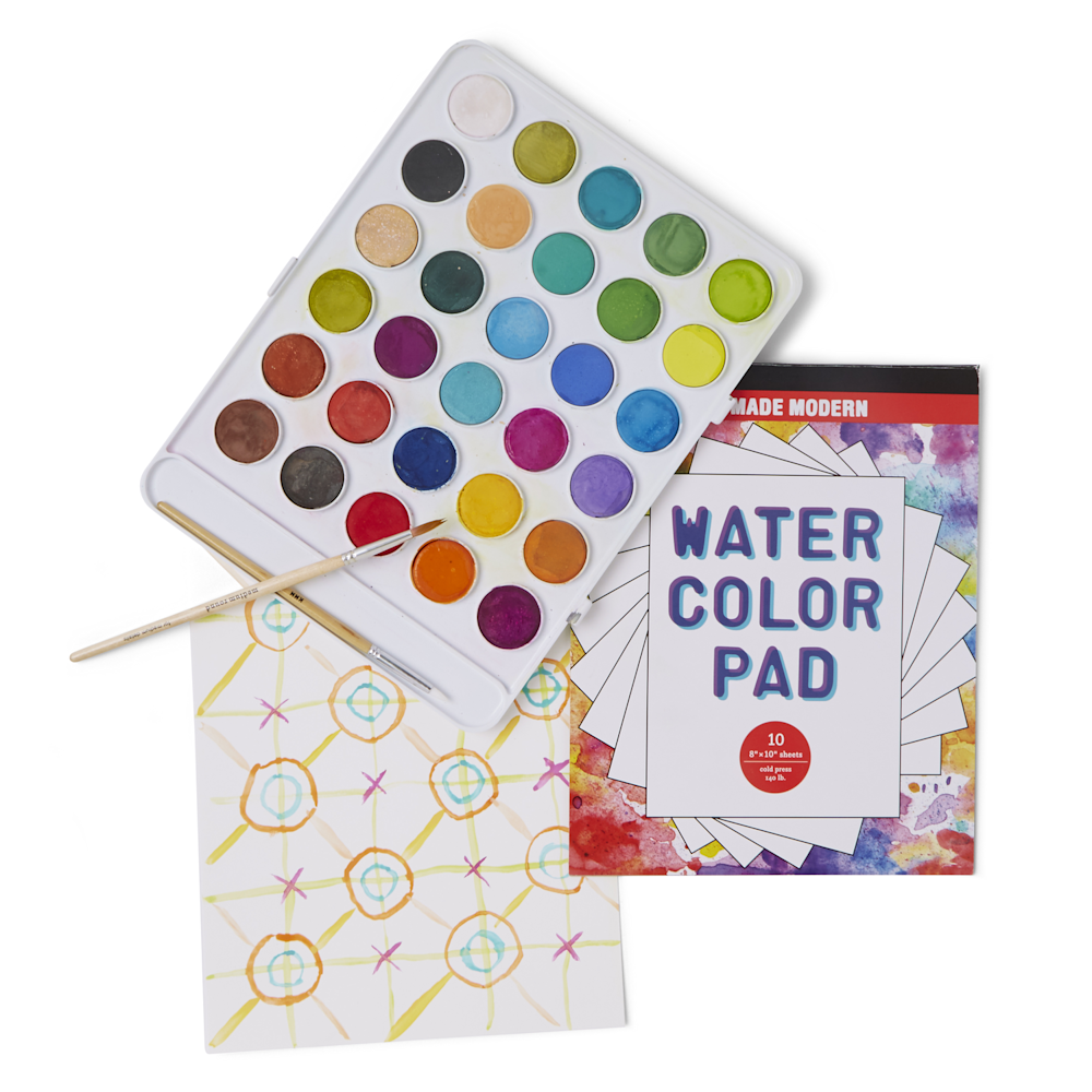 Kid Made Modern Wondrous Watercolor (Paint + Pad): 0