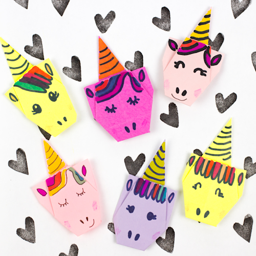 super cute origami unicorn directions (1 of 1)