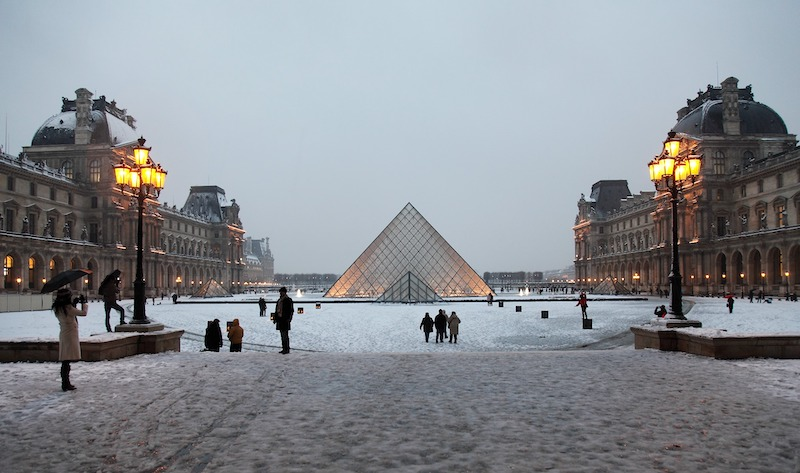 The Louvre in Paris, France