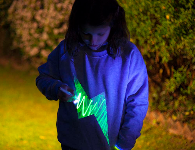 Little Mashers Lightning Bolt Glow In The Dark Sweatshirt