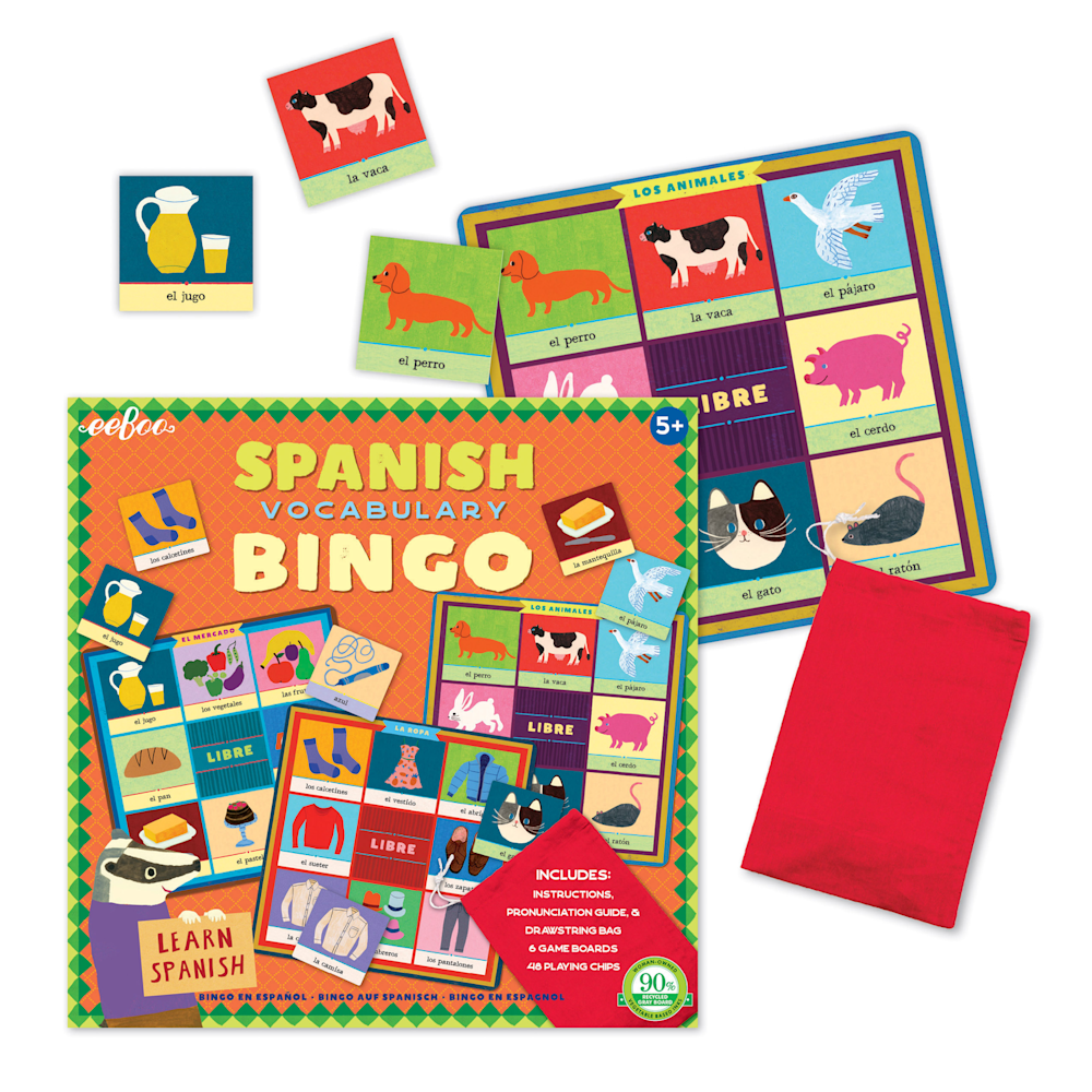 eeBoo Spanish Vocabulary Bingo: 0