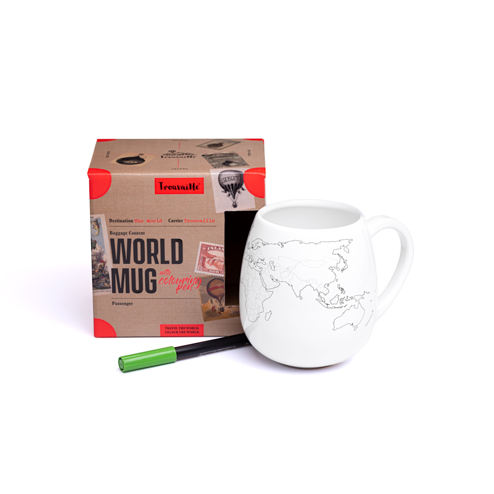 Trouvaille Global World Mug