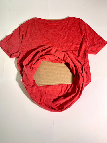 Cardboard in Shirt