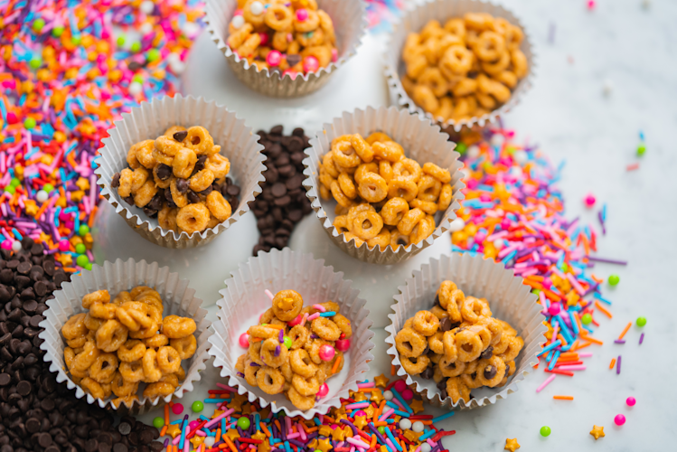 Honey Cereal Bites-5